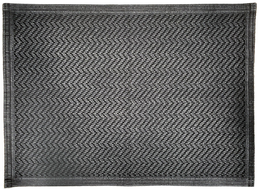 Badvorleger ZIG ZAG Schwarz