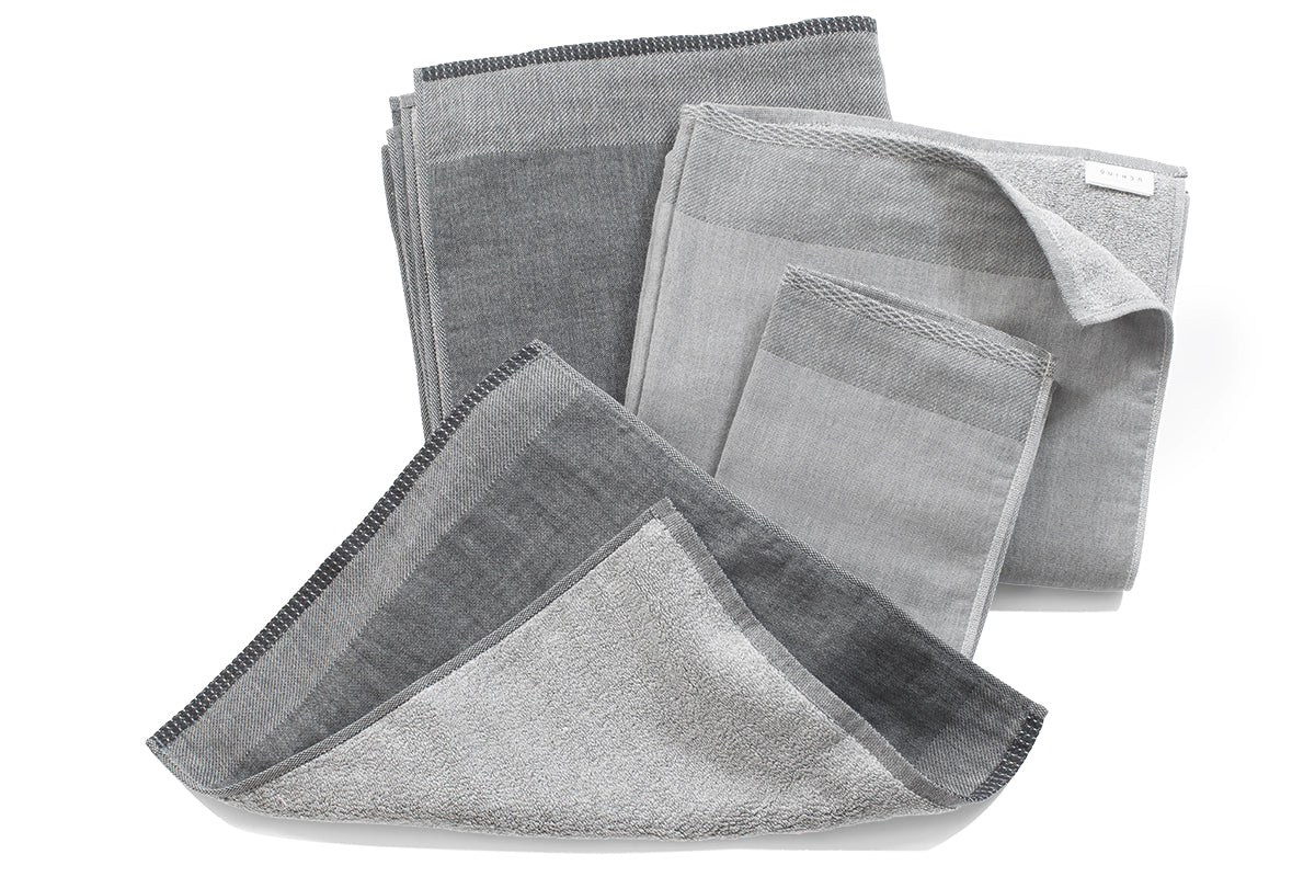 Handtuch Uchino Zen Charcoal Grau